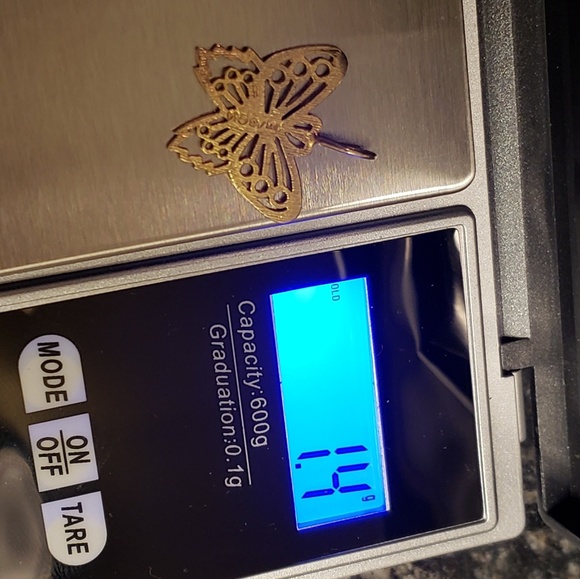 14k Gold Michael Anthony Butterfly Charm - Picture 4 of 4